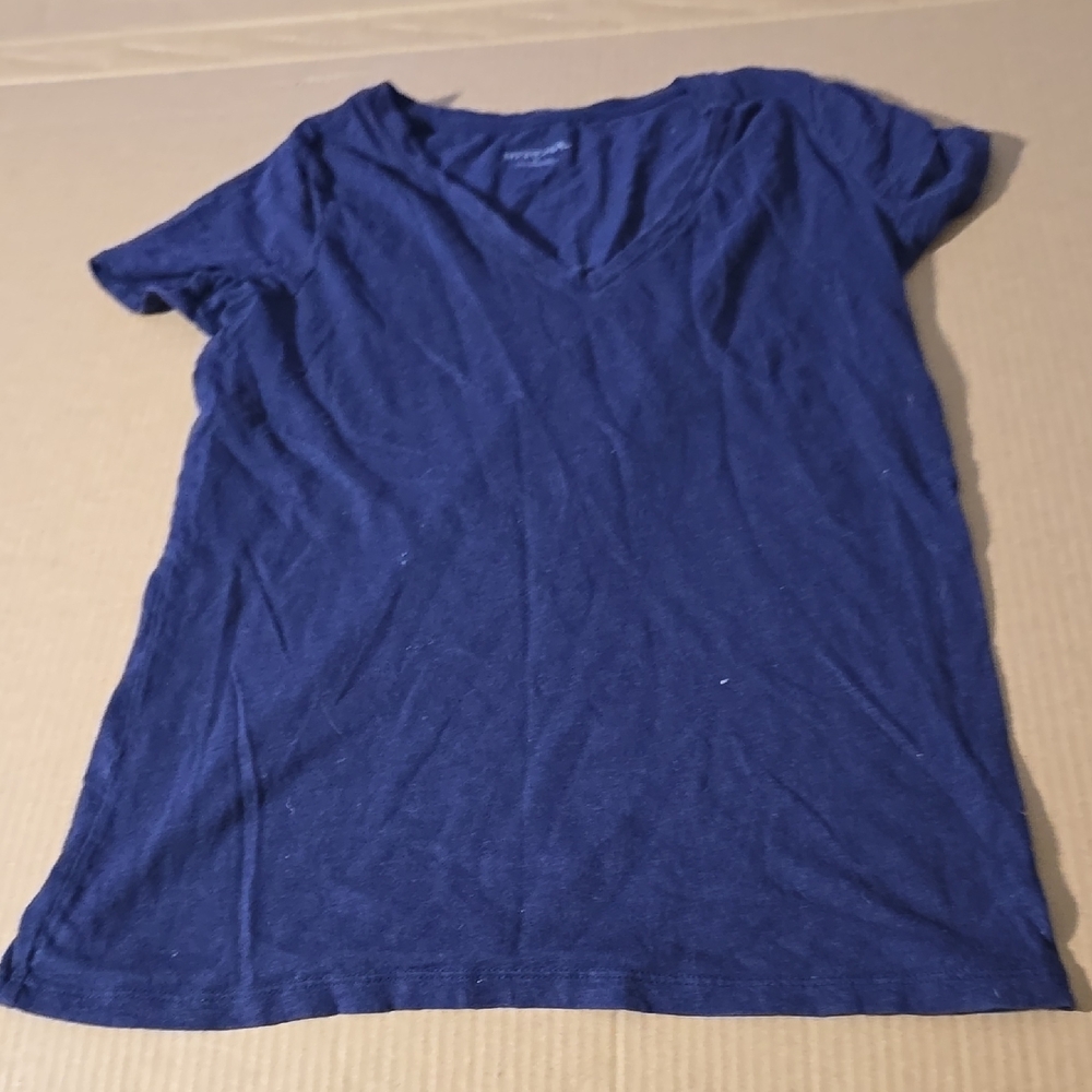 Merona Women's Short Sleeve Tee - Navy Blue
